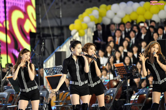 SNSD Pyeongchang Olympics concert