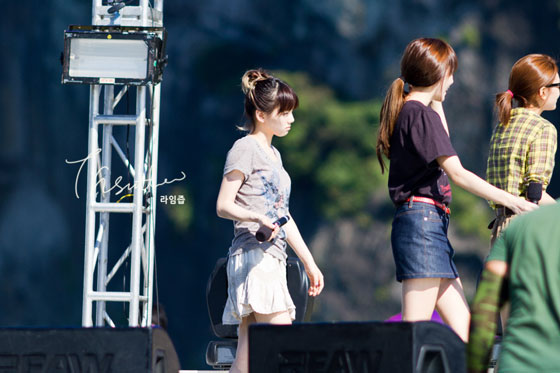 SNSD KBS Jeju Special Concert rehearsal