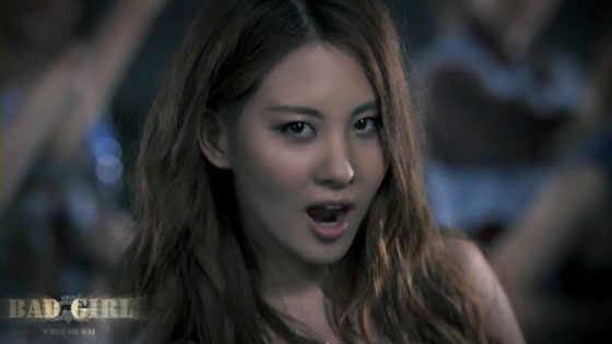 Bad Girl Japanese music video screencap