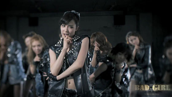 Bad Girl Japanese music video screencap