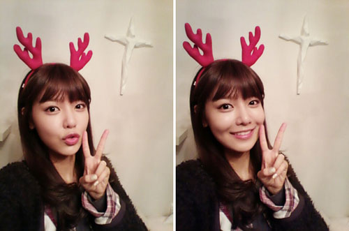 Snsd Sooyoung Christmas selca