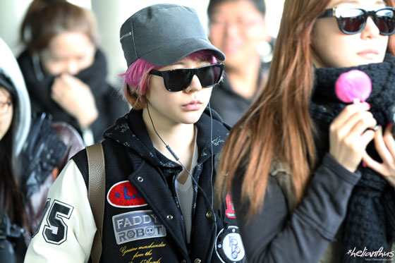 Snsd Sunny pink hairstyle