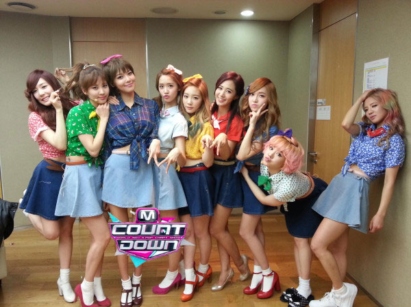 I Got A Boy Mnet backstage