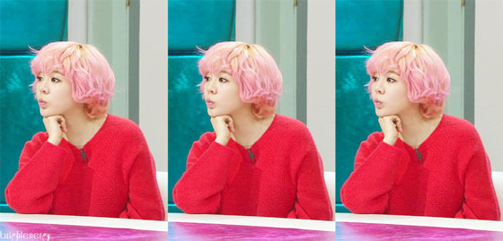Snsd Sunny Golden Fishery pink hair