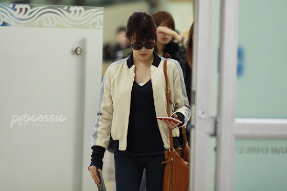 Snsd Tiffany Gimpo Airport style