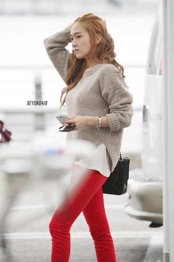 SNSD Jessica Incheon Airport style