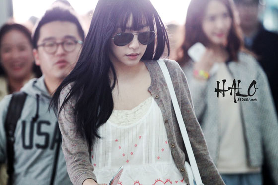 SNSD Tiffany Incheon Airport fashion