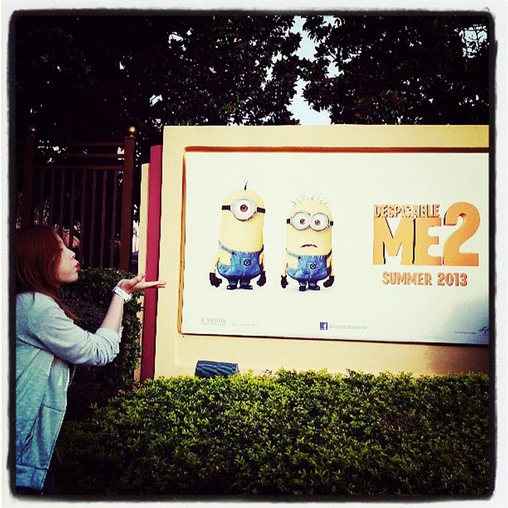 SNSD Taeyeon Despicable Me Instagram