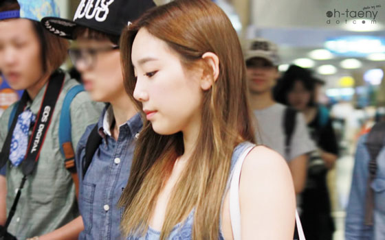 SNSD Taeyeon Incheon Airport from Vegas
