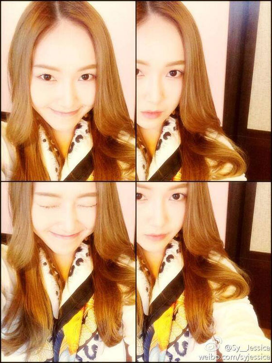 SNSD Jessica pretty Weibo selca