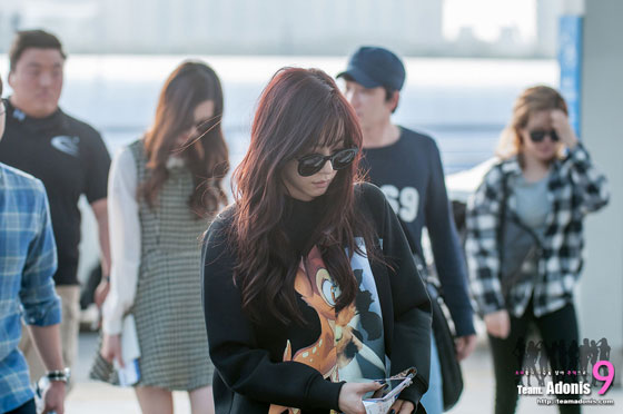 SNSD Tiffany Incheon Airport to Singapore