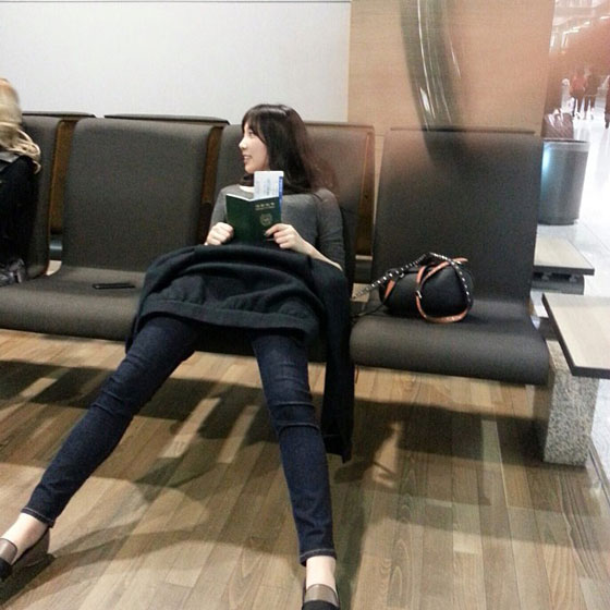 SNSD Taeyeon Incheon Airport Instagram