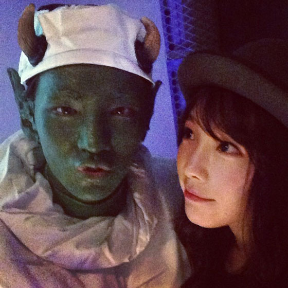 SMTOWN Taeyeon Halloween Instagram selca