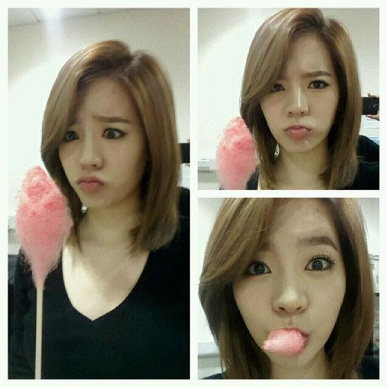 SNSD Sunny Instagram cotton candy