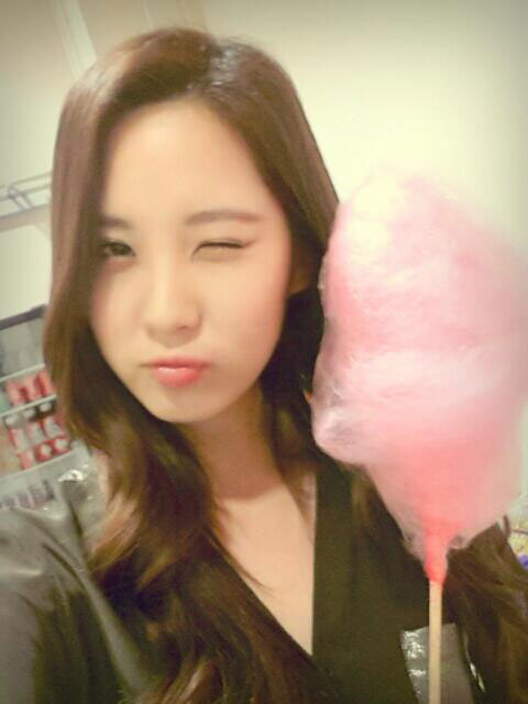 SNSD Seohyun Twitter cotton candy
