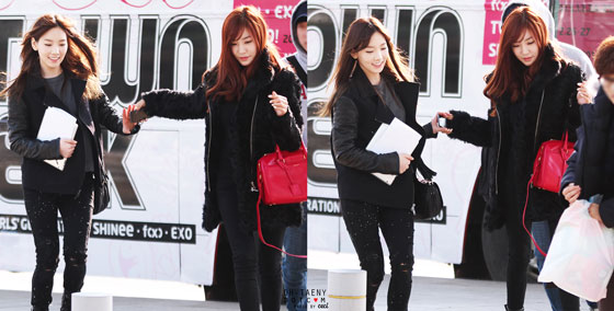 SNSD TaeNy Incheon Airport to Shanghai