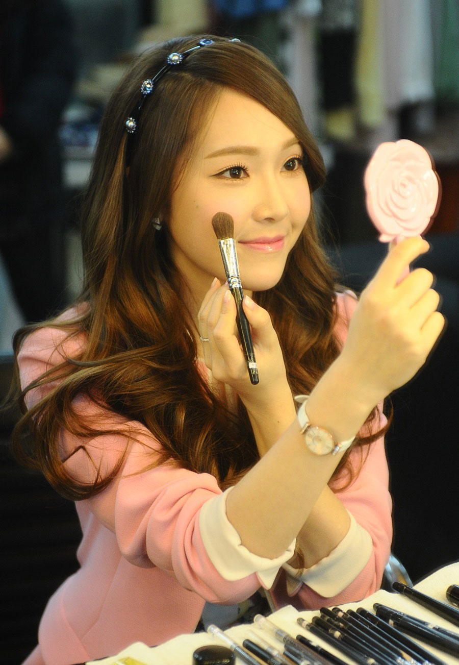 Jessica SOUP 2014 S/S photoshoot BTS