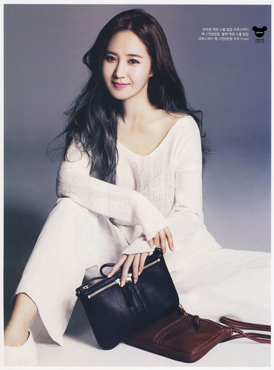 SNSD Yuri Instyle Magazine with FOSSIL