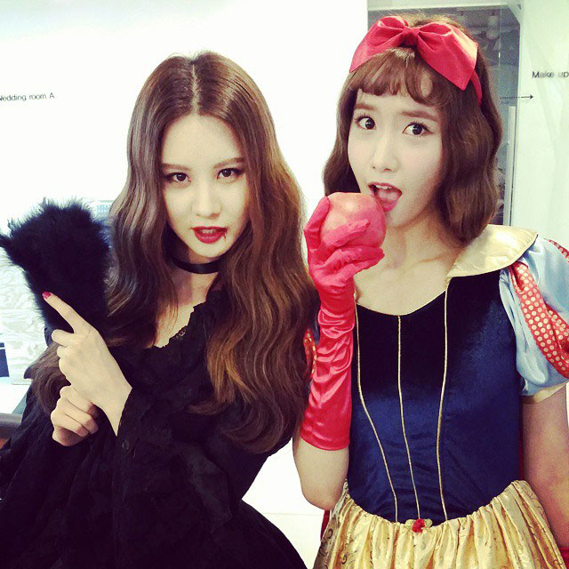 SNSD Seohyun Yoona SM Halloween Instagram