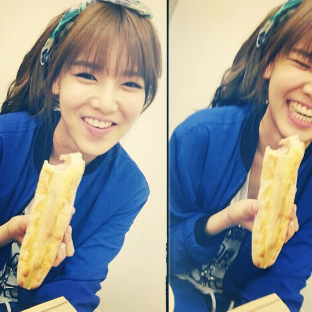 SNSD Sooyoung Instagram butter bread