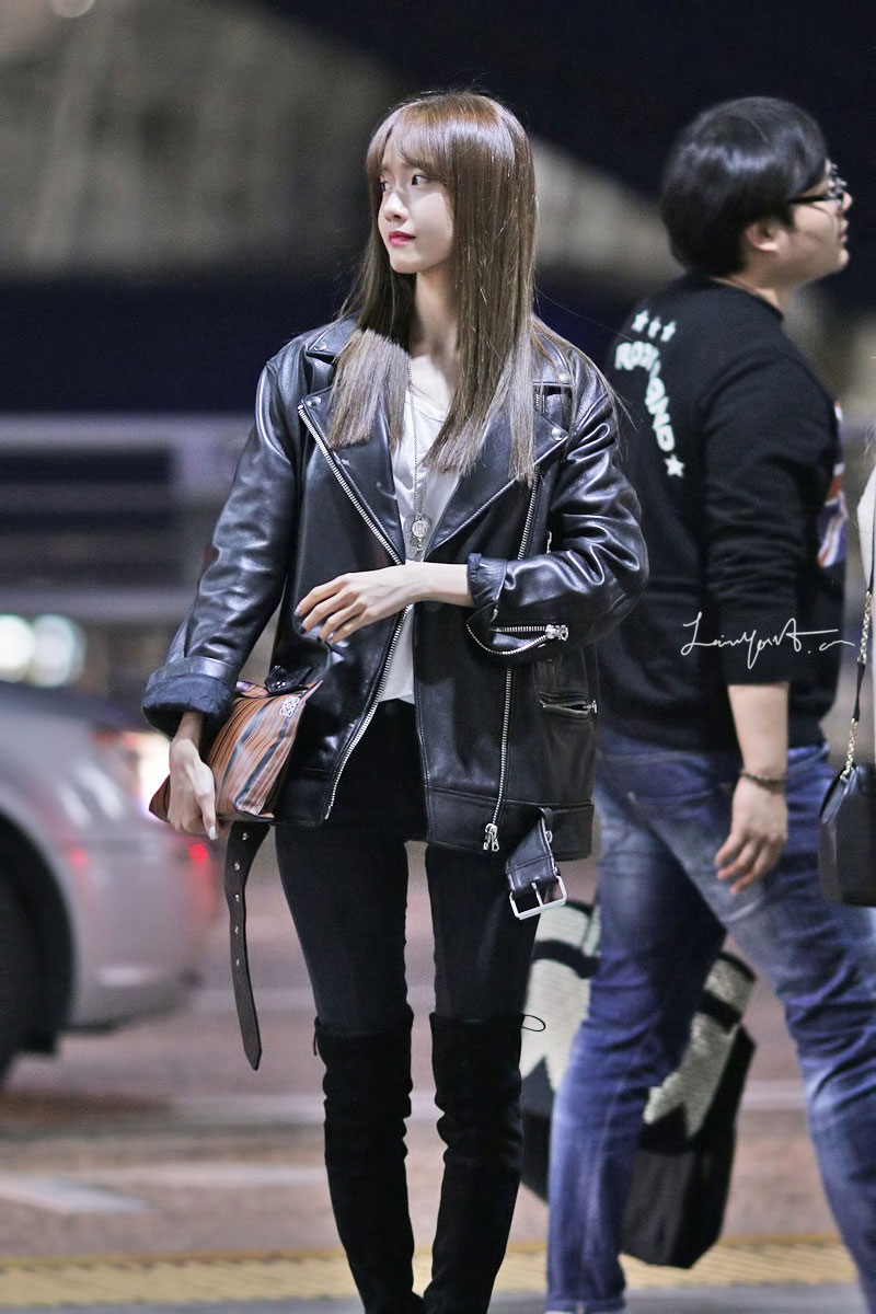 SNSD Yoona Incheon airport fashion 141024