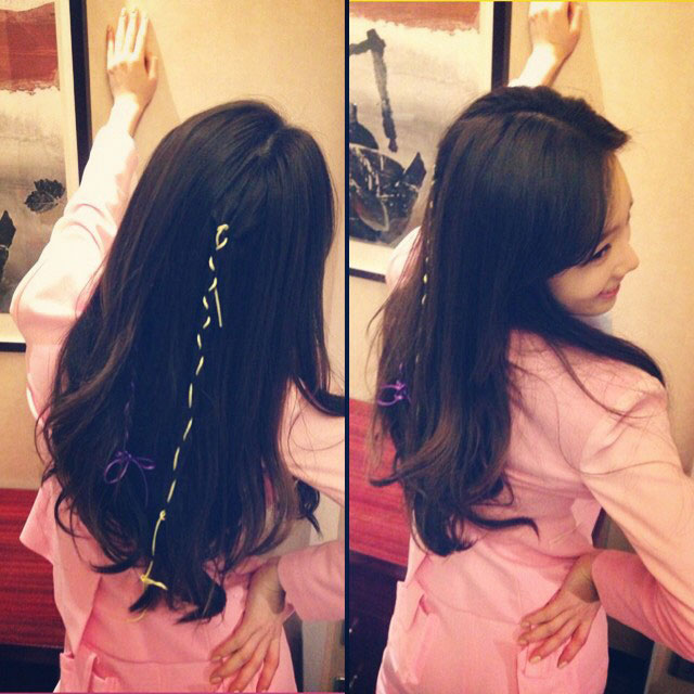 SNSD Taeyeon Tokyo Dome hairstyle