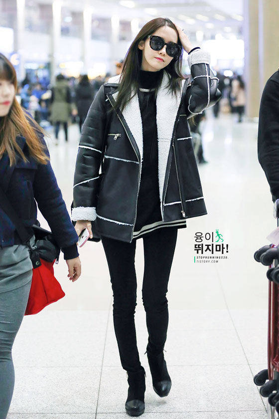 SNSD Yoona Incheon Airport fashion 150125